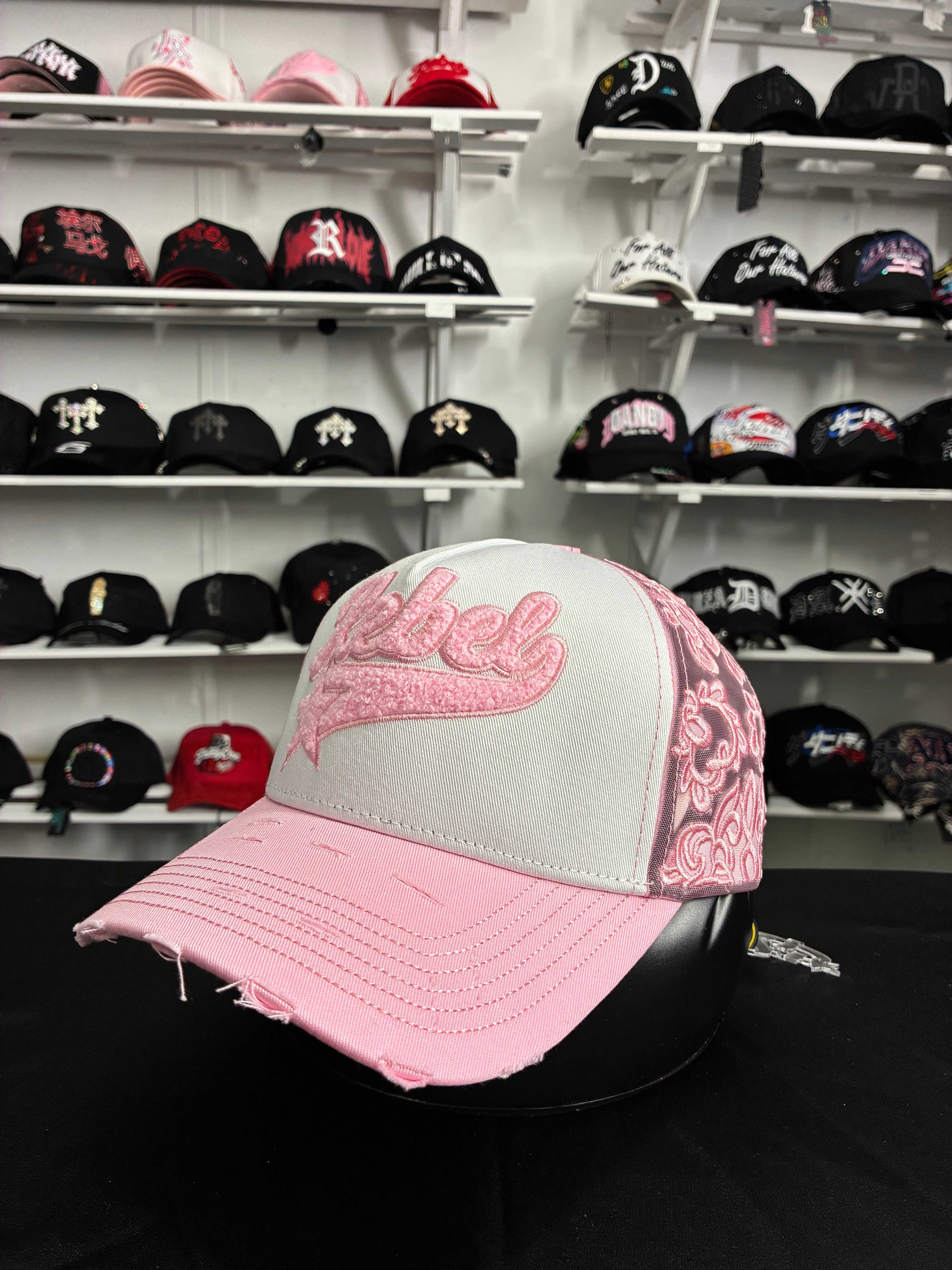 Revel hats,Just Lies Pink