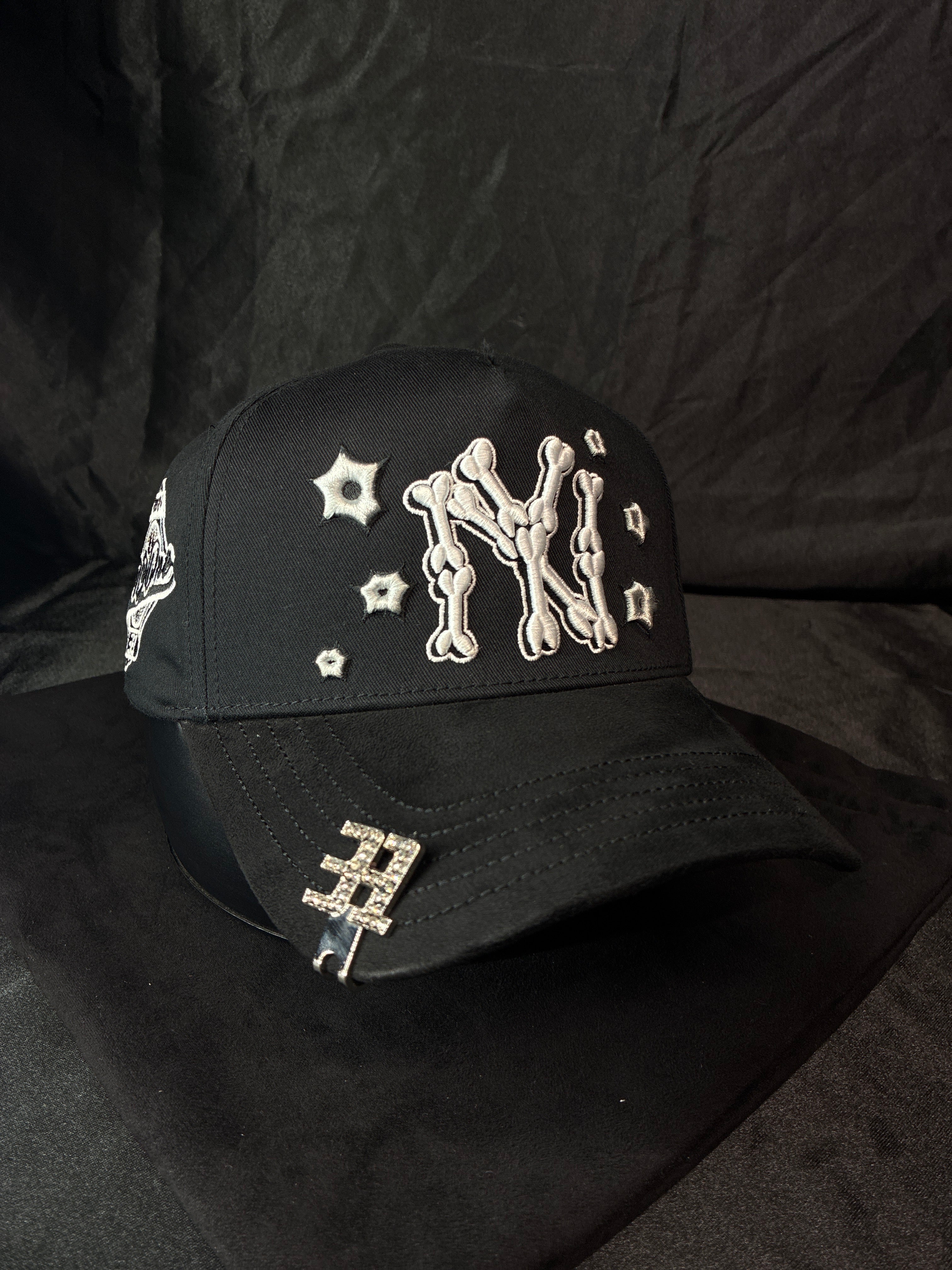 NY Bones Black Dandy Hats