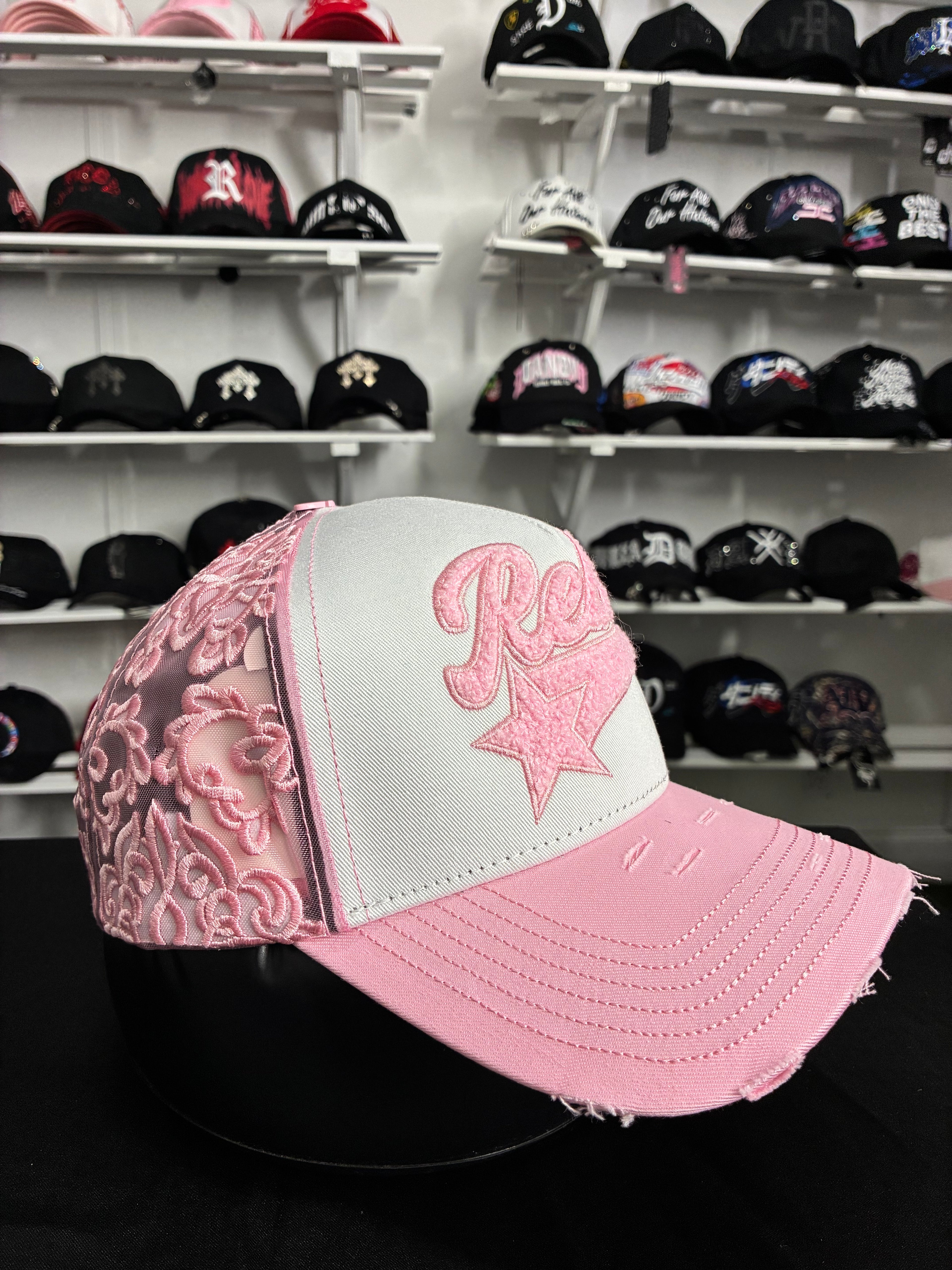 Revel hats,Just Lies Pink
