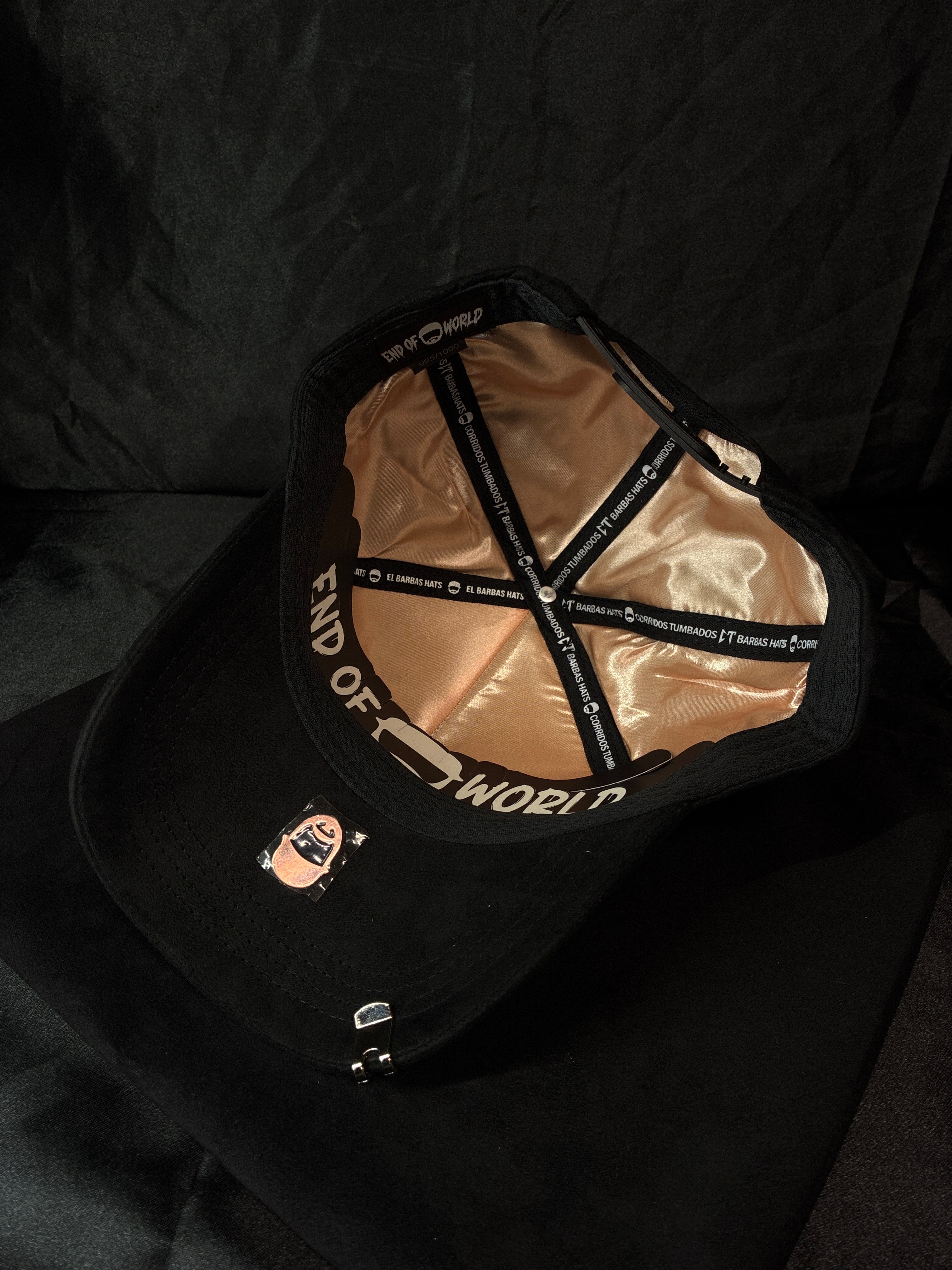 El Barbas Hats "Rose Gold Skulls"